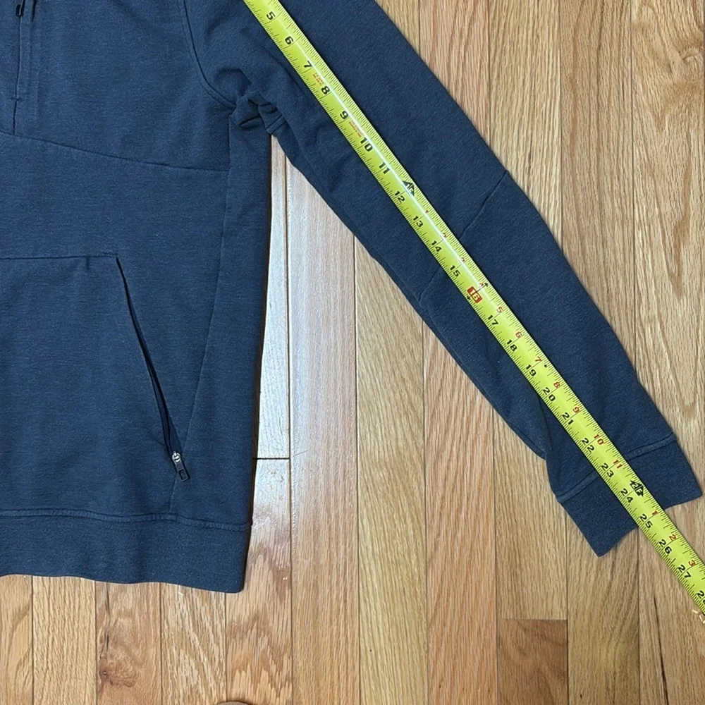 Lululemon Men’s City Sweat‎ Zip Blue Hoodie French Terry - size Large